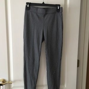 THEORY skinny patterned pant